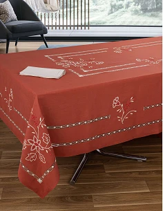 180x350 Mantel de lino...