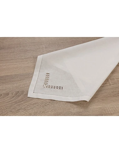 180x305 Mantel de lino Bordado A Mano...