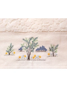 6 toalhas de banho bordadas... 2