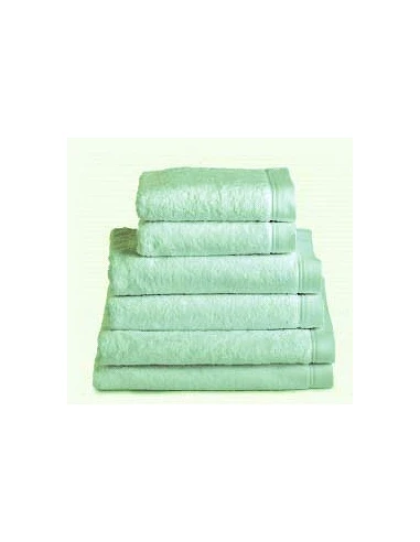 Toallas baño 100% algodón peinado 580 gr. color verde menta