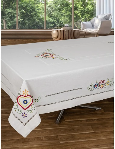 175x275 Toalha de mesa de linho...