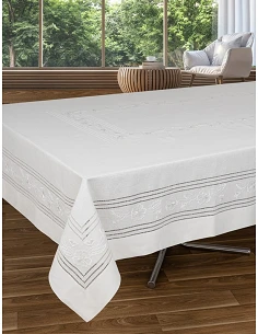 180x360 Mantel de lino...