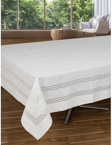 180x360 Toalha de mesa de linho...