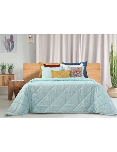 COLCHA EDREDÓN BARBARA - VERDE