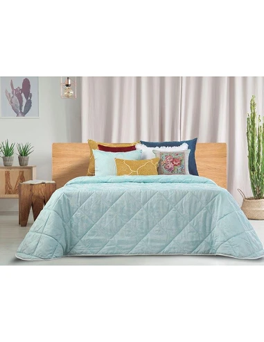 COLCHA EDREDOM BARBARA  - COR VERDE