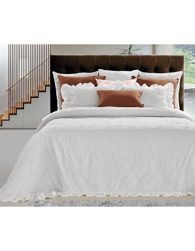 COLCHA DE VERÃO COM FOLHOS - COLCHA...