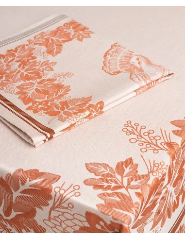 Manteles 100% algodón - Ref. Pavo de...