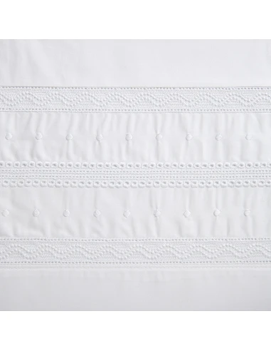 Jogo de lençóis brancos 100% algodão...