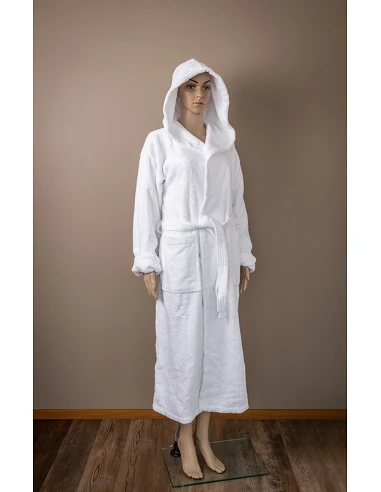 Robe kimono C/ capuz 100% algodão...