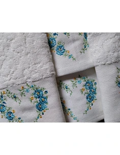 6 toallas de baño bordadas... 2