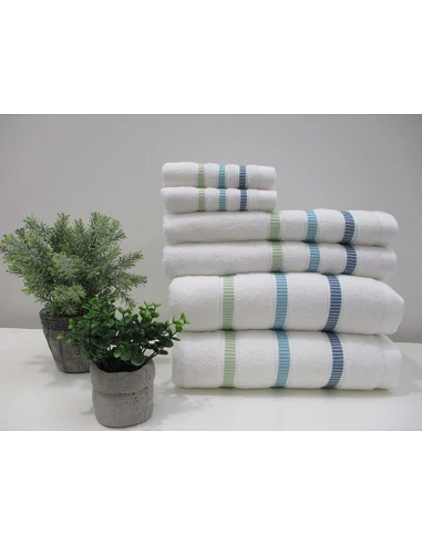 6 Toalhas de banho  jacquard - 500...