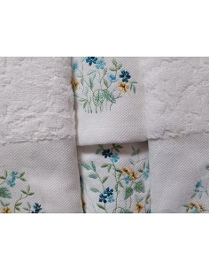 6 toalhas de banho bordadas... 2