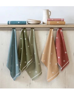 4 Paños de cocina tela...