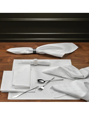 Toalhas de mesa 100% algodão cor branco