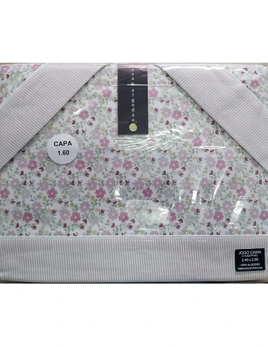 CAMA 140x200+30 cm Lençóis flanela...