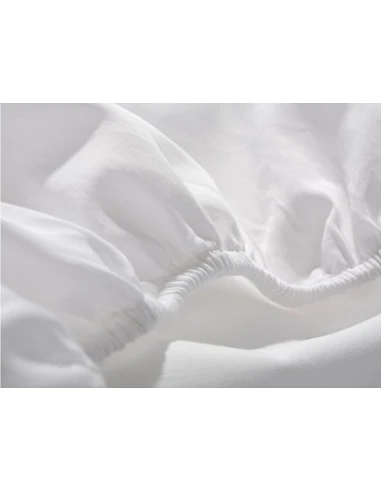 Sábanas bajeras de algodón para cama individual, sábana bajera ajustable de  algodón de fibra larga, sábana bajera de satén suave, ropa de cama