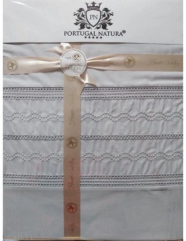 Funda Nórdica 100% algodón percal blanco