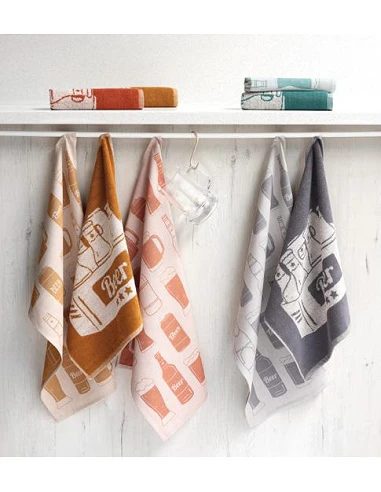 4 Paños de cocina rizo 50x50 cm -...