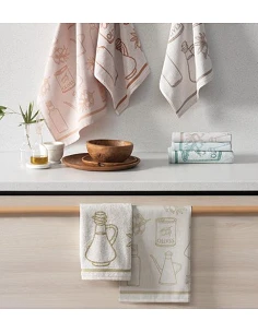 4 Paños de cocina rizo...