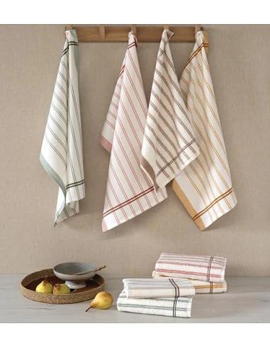 4 Paños de cocina rizo 50x50 cm -...