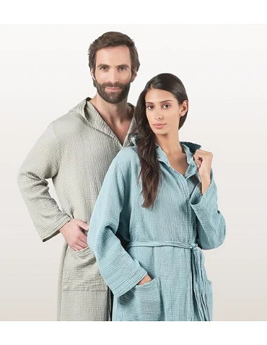 Roupão de banho Cocoon 100% algodão...