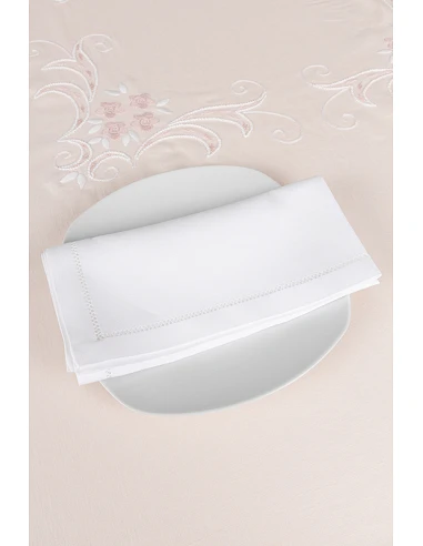 180x350 Mantel de lino Bordado A Mano...