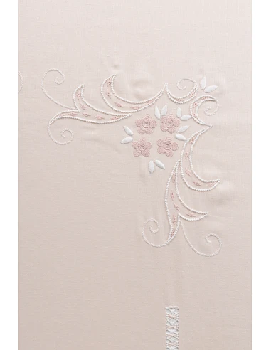 180x350 Mantel de lino Bordado A Mano...