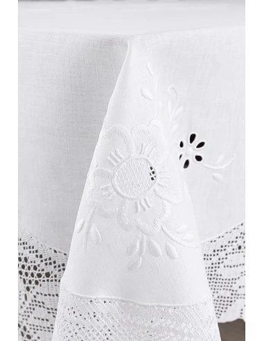 180x350 cm - Toalha de mesa de linho...