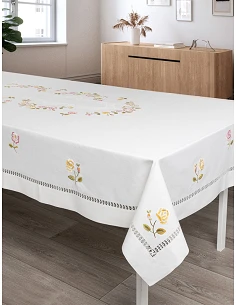 Toalha de mesa de linho...