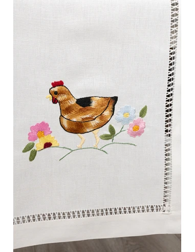 50x180 cm- Camino de mesa lino -...