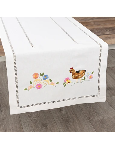 50x180 cm- Camino de mesa lino -...