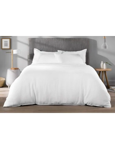 280x260 cm - Funda nórdica percal 200 hilos color blanco - Portugal Natura