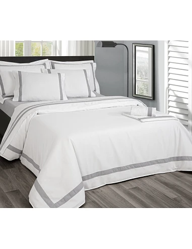 Cama 160x200 cm - Percal 400 Hilos -...