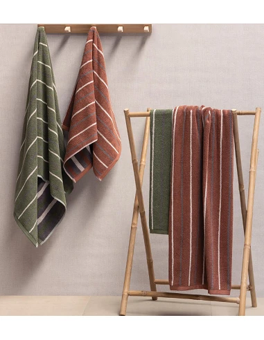 Conjunto de 3 toallas de baño 100%...