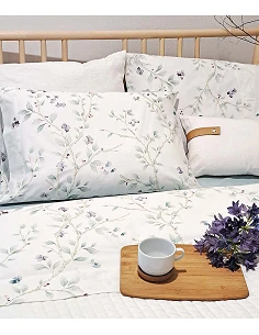 BEGE C/ ROSA Cama 150/160...