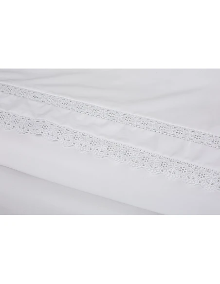 Percal 400 Hilos - Juegos de sábanas Blancas Premium - Sevilla