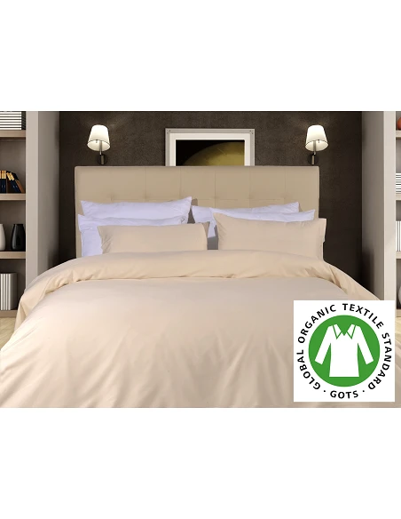 300 Fios - Jogo de sacos P/ Edredão 100% algodão cetim orgânico