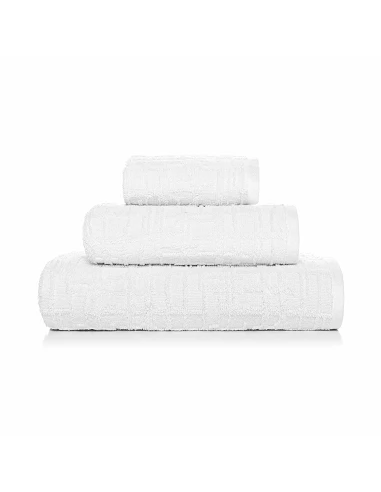 3 toallas de baño 100% algodón organico - GAUFRE de SOREMA