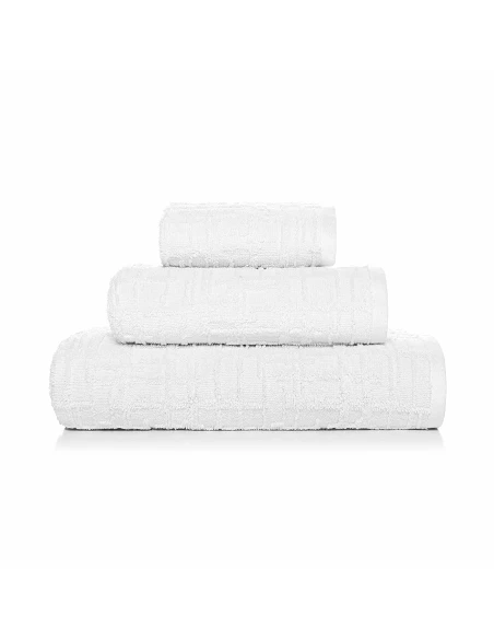 3 toallas de baño 100% algodón organico - GAUFRE de SOREMA