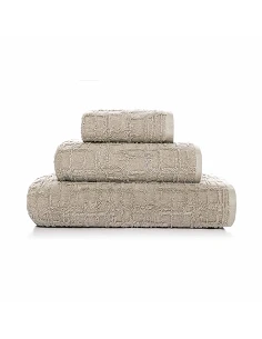 3 toallas de baño 100% algodón organico - GAUFRE de SOREMA