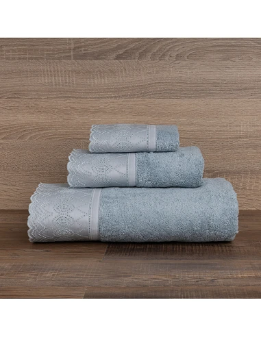 Jogo de 3 toalhas 100% algodão  600...