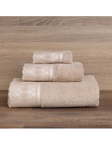 Jogo de 3 toalhas 100% algodão  600...