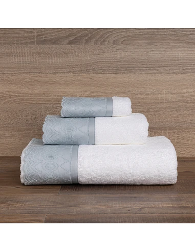 Jogo de 3 toalhas 100% algodão  600...