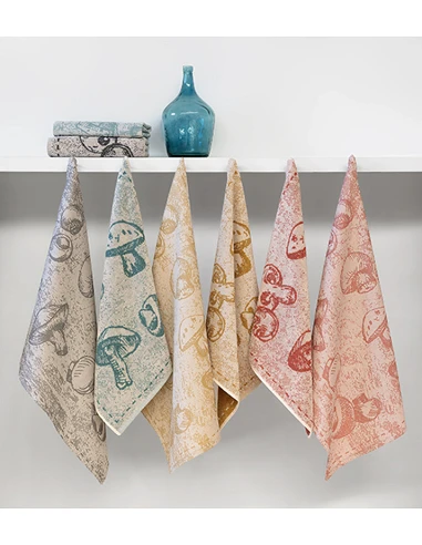 4 Paños de cocina rizo 50x50 cm -...