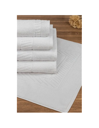 50x100 cm / 60 toallas blancas...