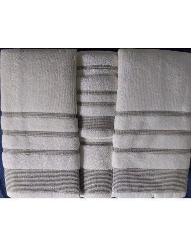 6 toallas de baño jacquard - 550...