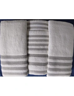 6 toallas de baño jacquard...
