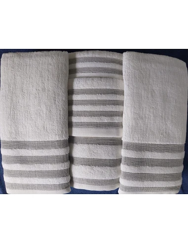 6 toallas de baño jacquard - 550...