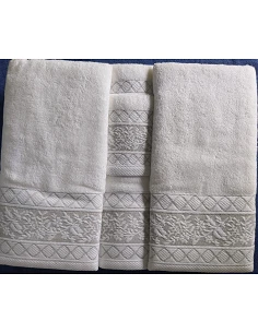 6 toallas de baño jacquard...