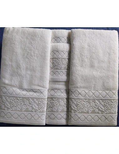 6 Toalhas de banho  jacquard - 550...